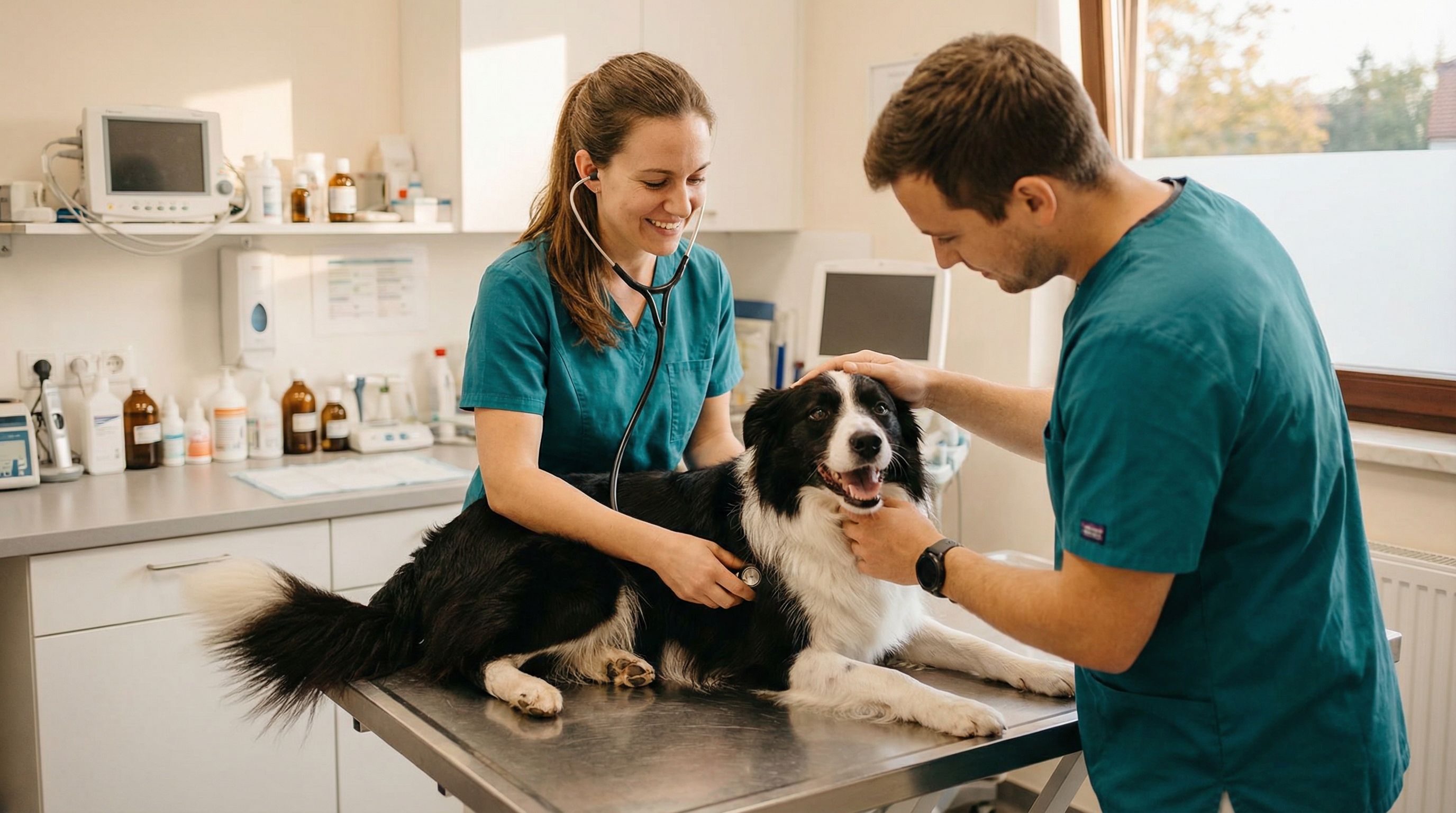 Ashley Valley veterinary team caring for a patient
